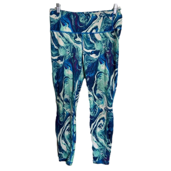 PATAGONIA Women's Capri Marble Print Tight Fit M - Picture 1 of 4